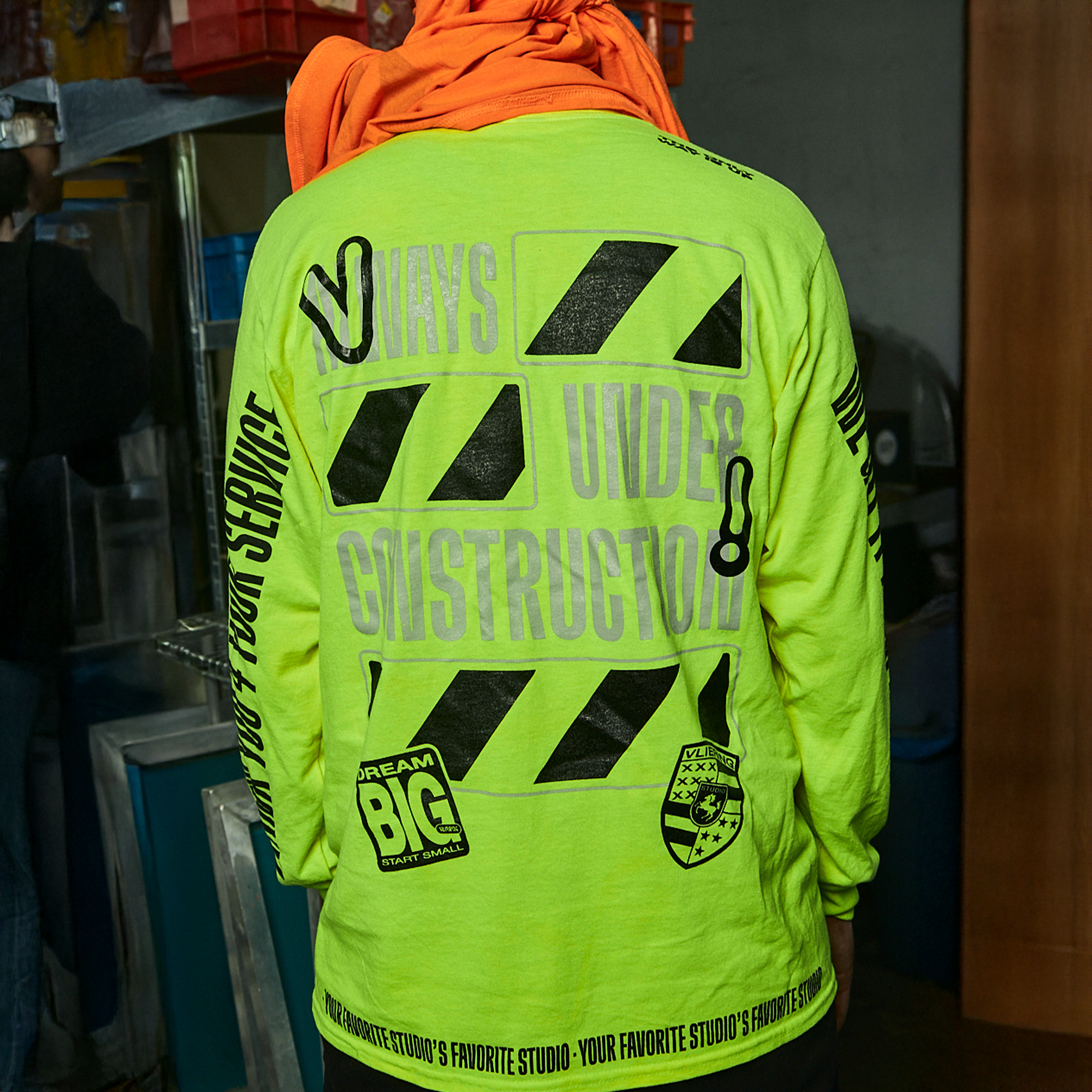 Long Sleeve "Fluor Green"