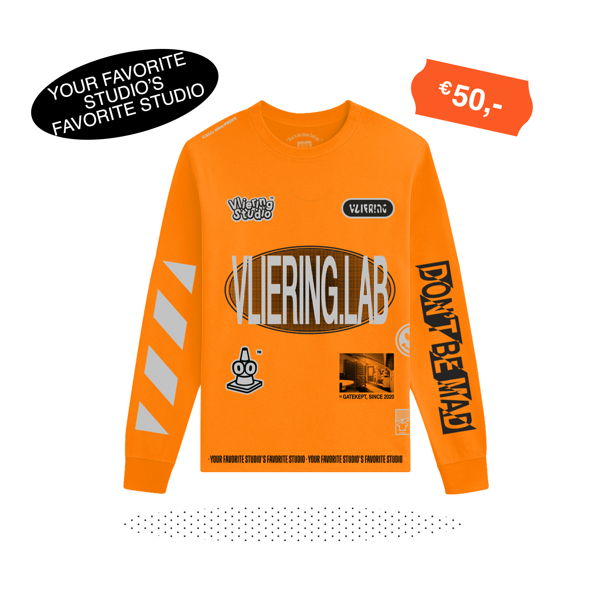 Long Sleeve "Fluor Orange"