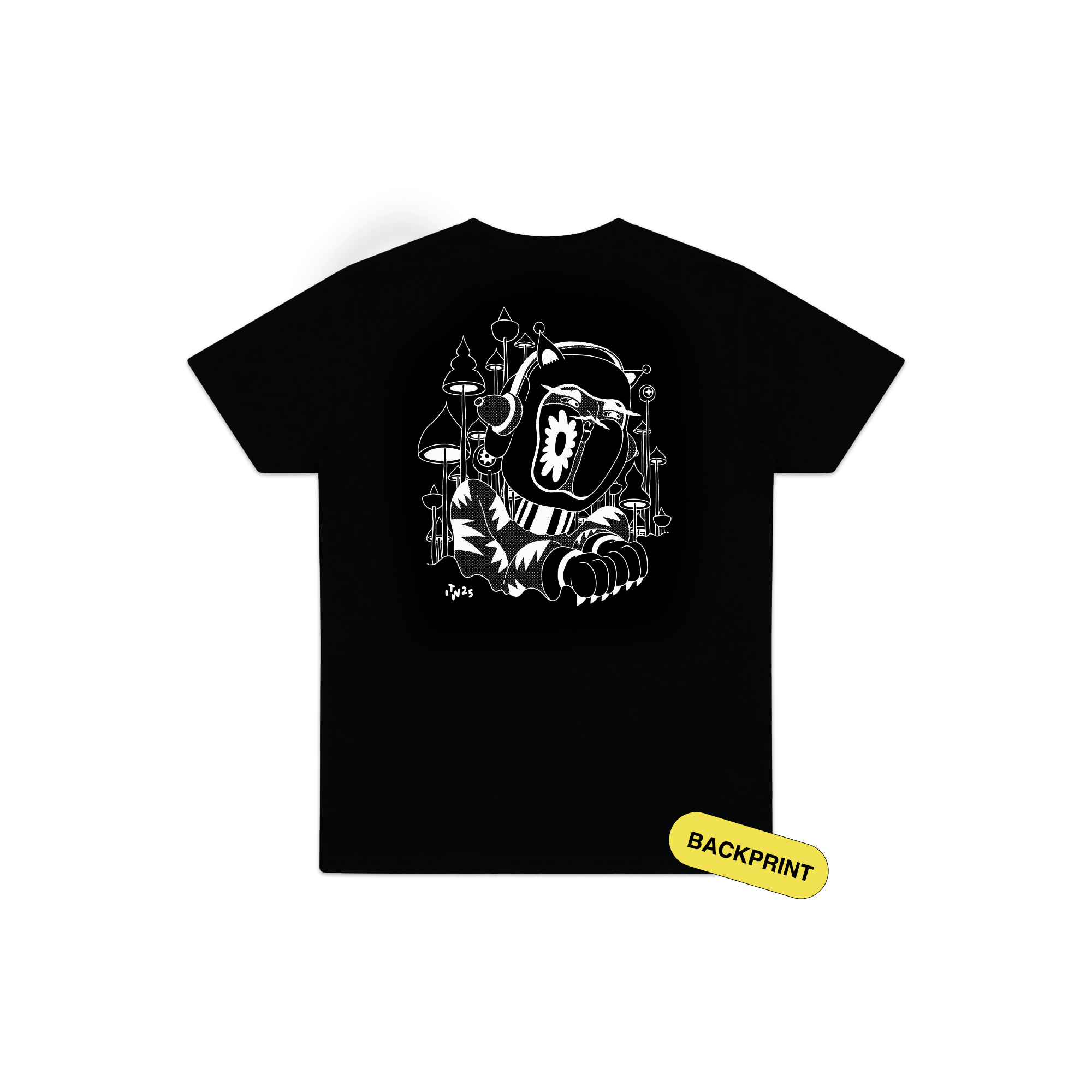 Pre-Order Into The Woods T-shirt "Zwart"