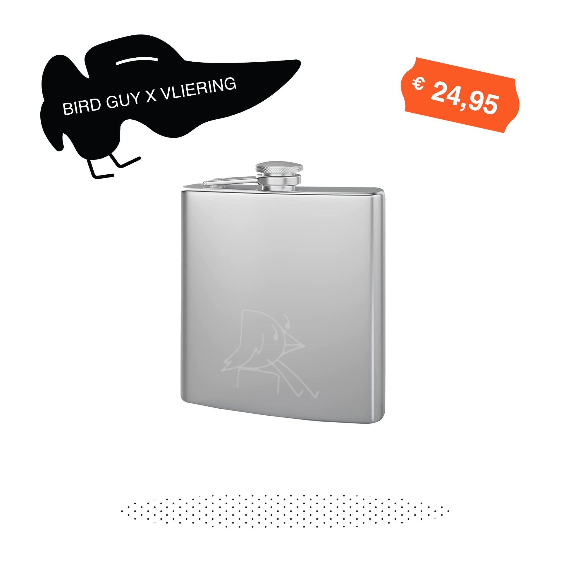 Bird Guy x Vliering Flask