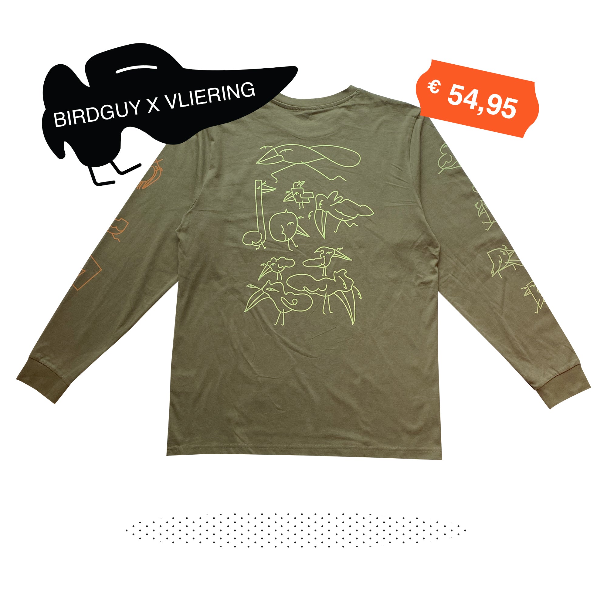 Bird Guy x Vliering Long Sleeve